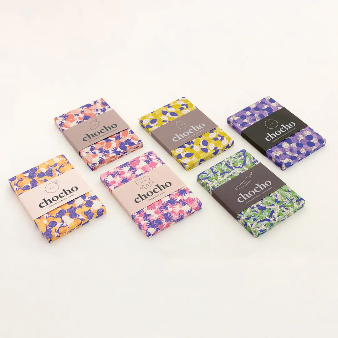 Chocolate Bar Sleeve Packaging printed for a UK food business
