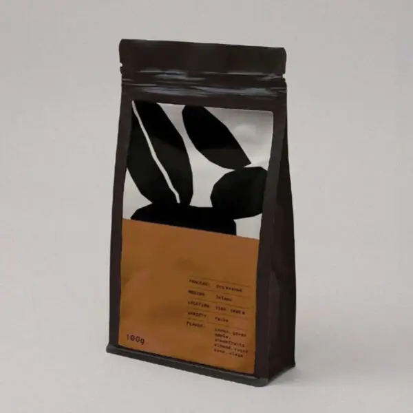 Custom Coffee Bags printed for a UK food business