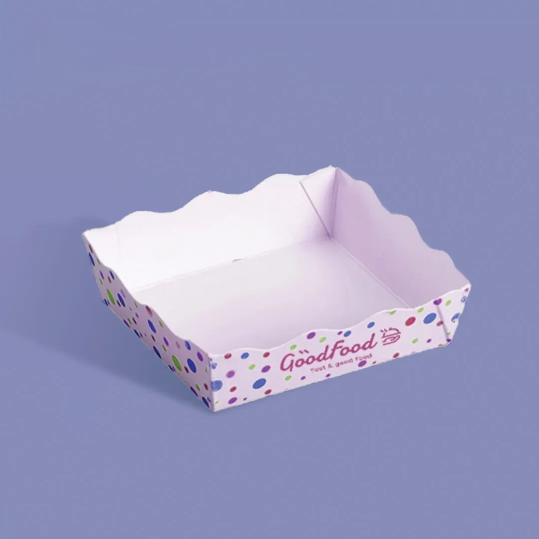 Custom Bakery Trays printed for a UK food business