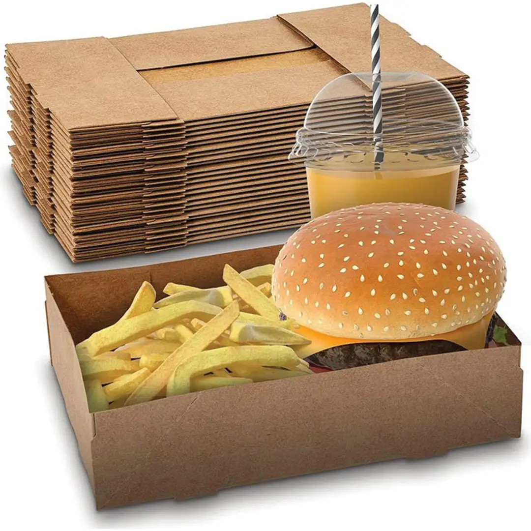 Food Trays printed by Cone Sleeves UK