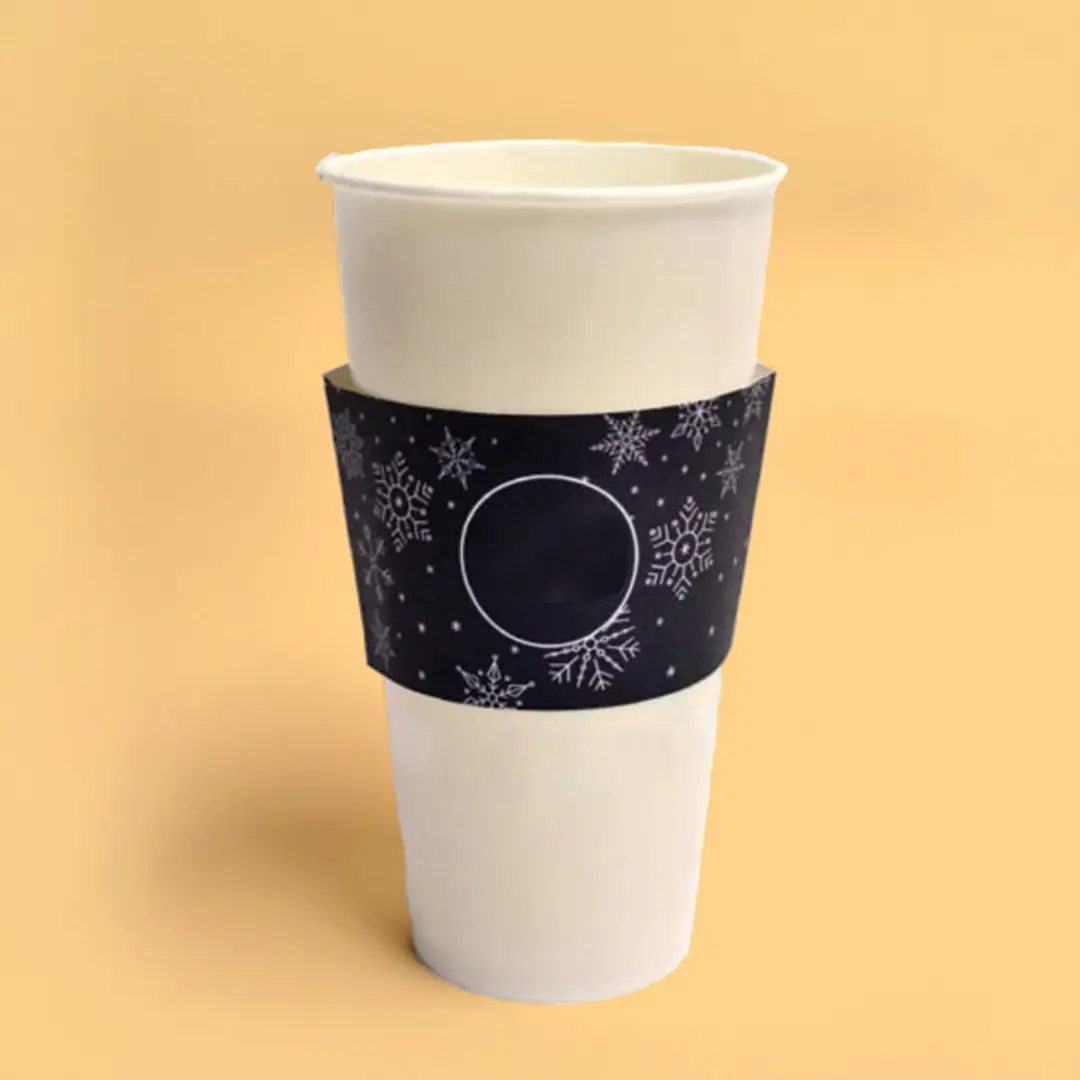 Custom Cold Drink Sleeves printed for a UK food business