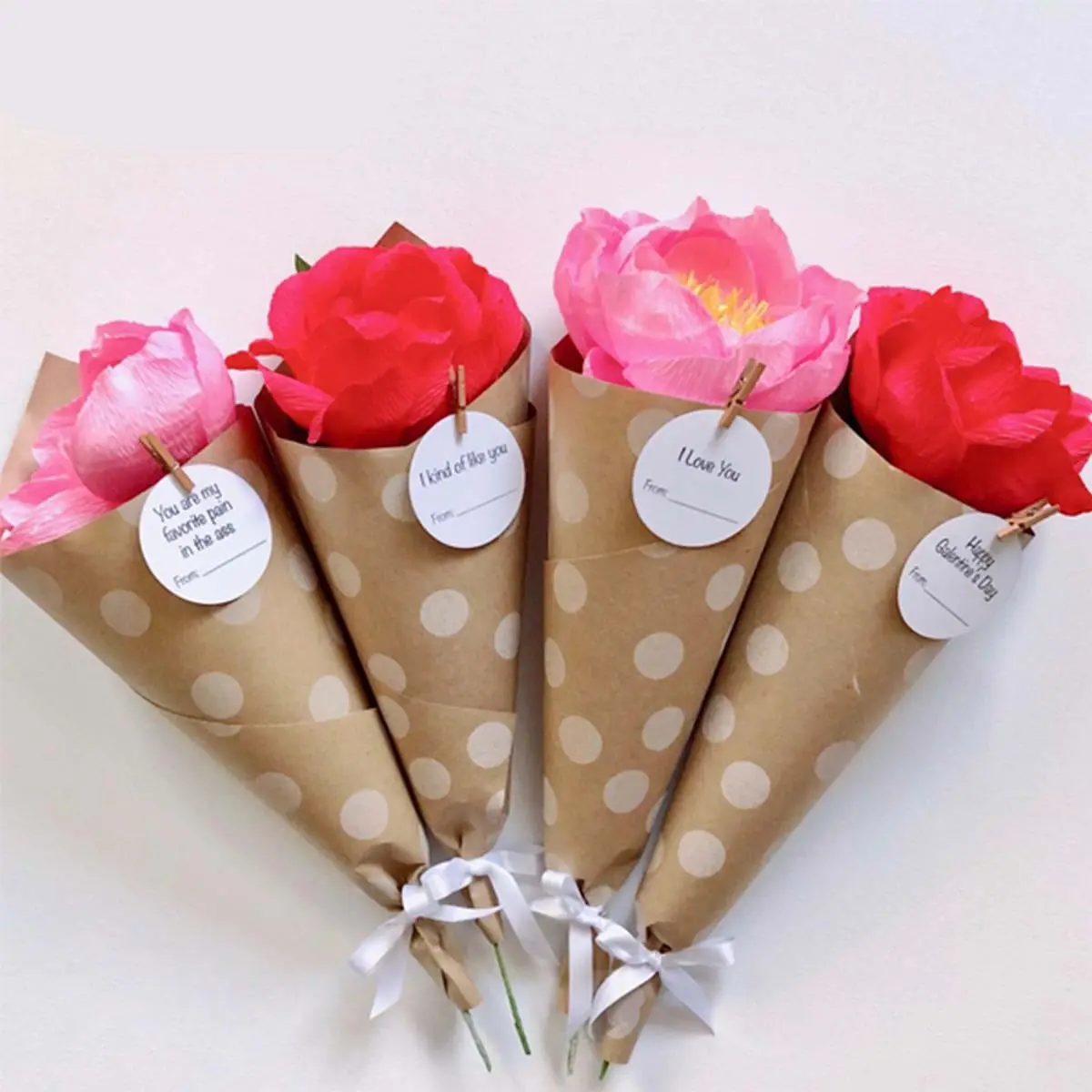 Custom Flower Bouquet Paper printed for a UK food business