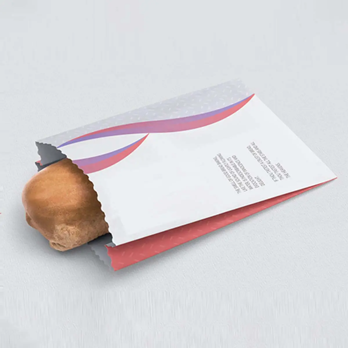 Custom Greaseproof Paper printed for a UK food business