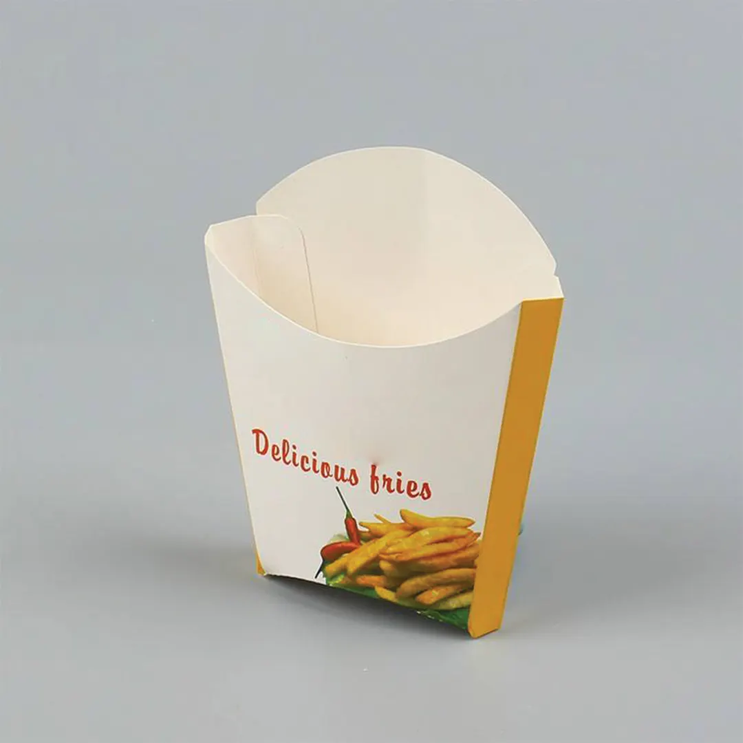 Custom Fries Sleeves printed for a UK food business