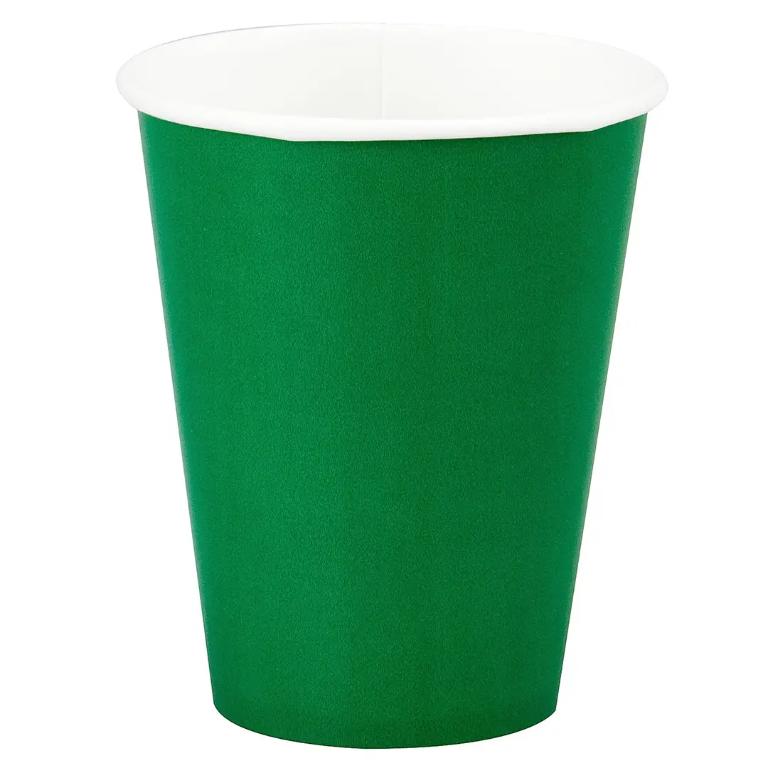 Green Paper Cups printed for a UK food business