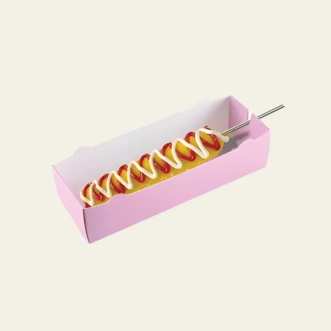 Custom Hot Dog Sleeves printed for a UK food business