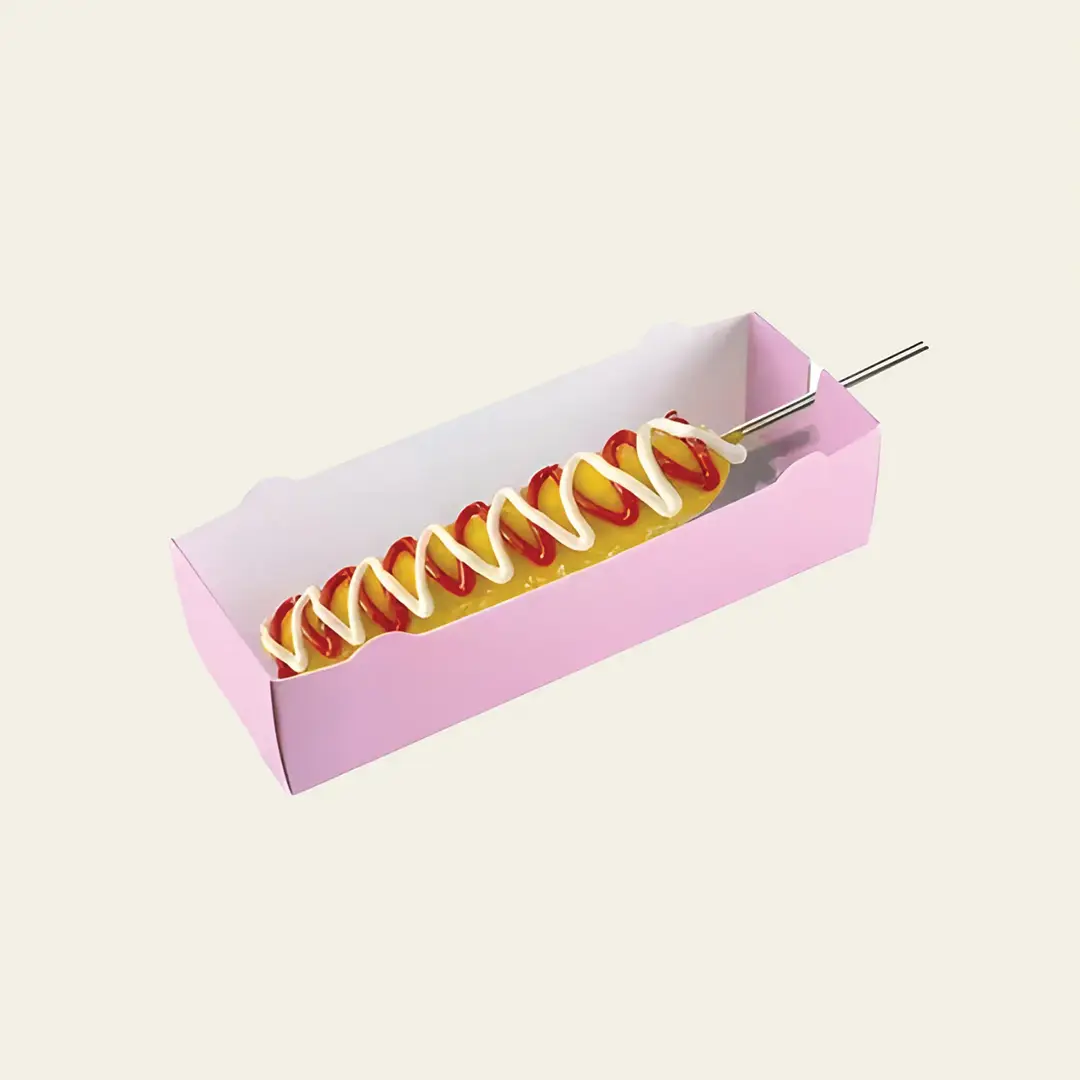 Custom Hot Dog Sleeves printed for a UK food business