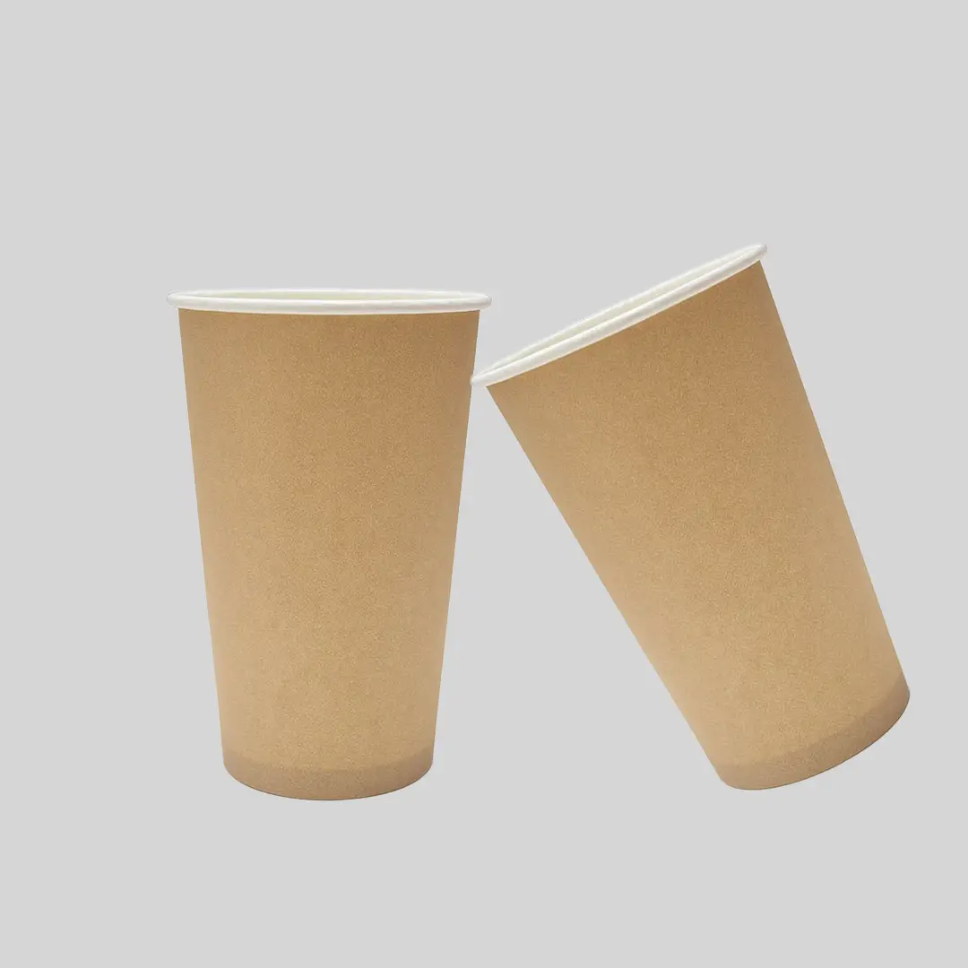 Kraft Paper Cups printed for a UK food business