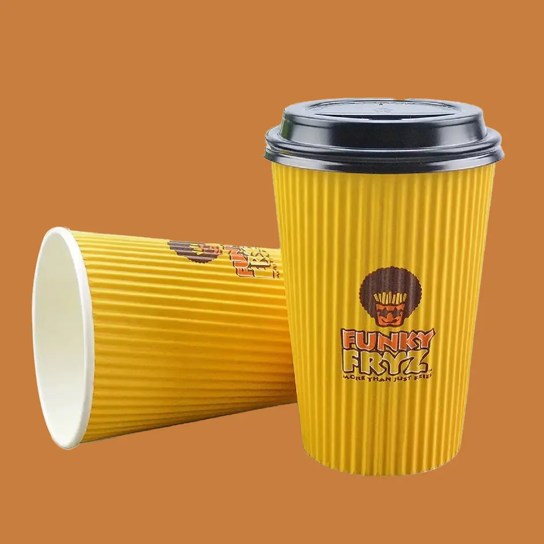 Logo Paper Cups printed for a UK food business