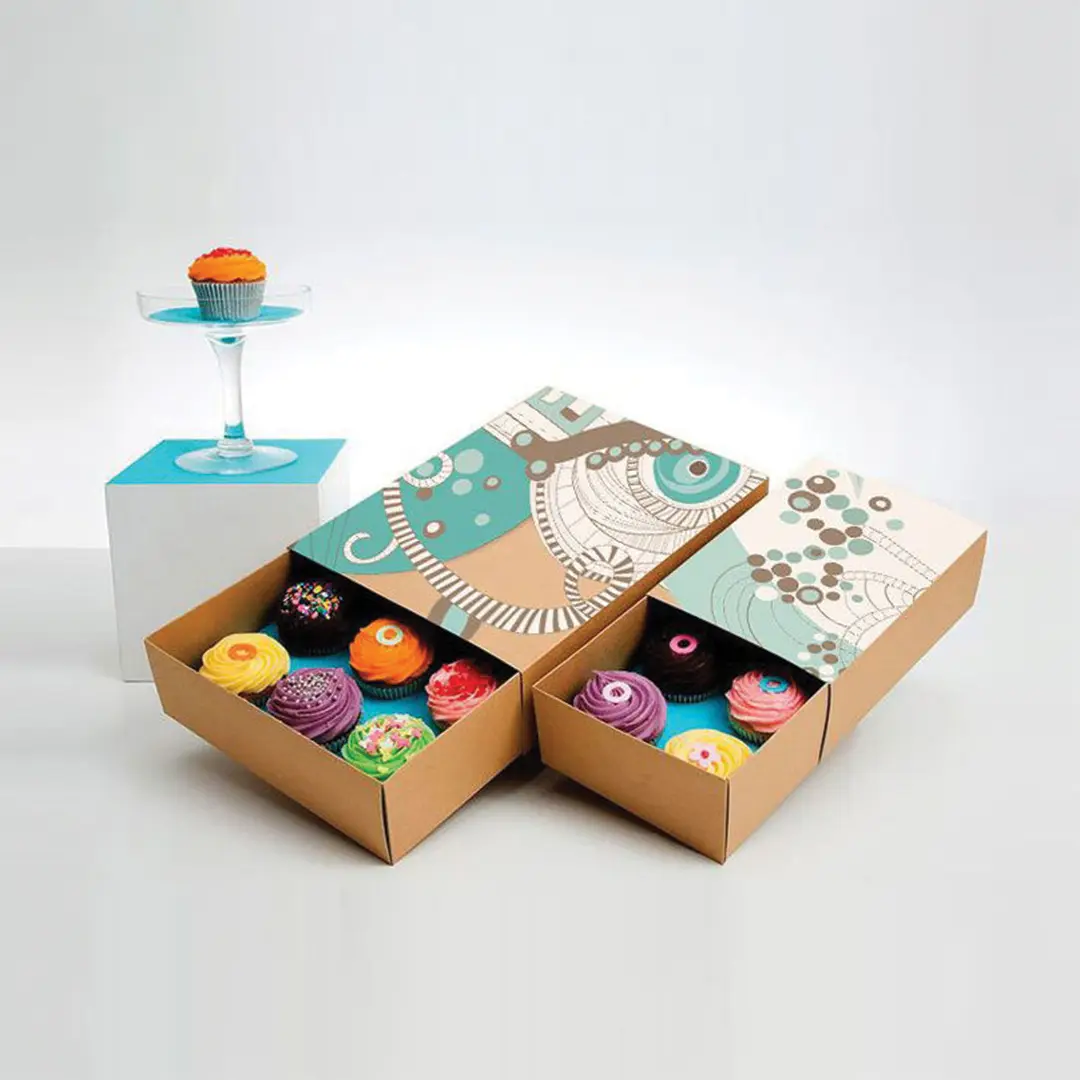 Custom Muffin Sleeves printed for a UK food business