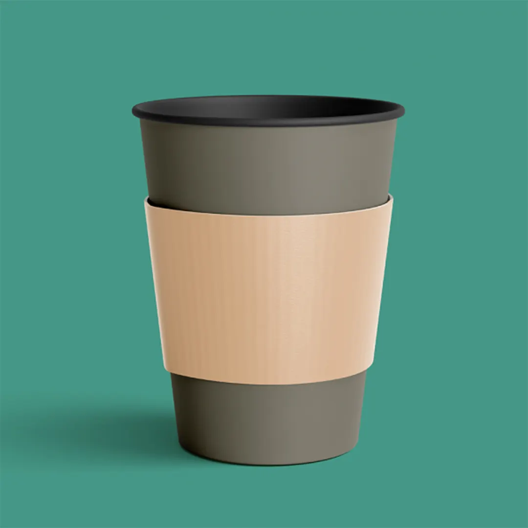 Paper Cup Sleeves printed for a UK food business