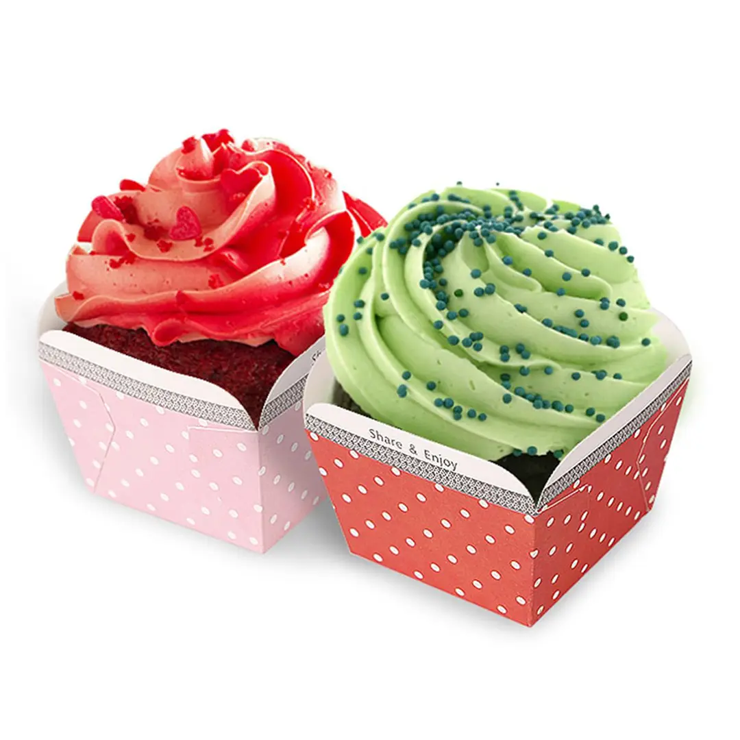 Paper Dessert Cups printed for a UK food business