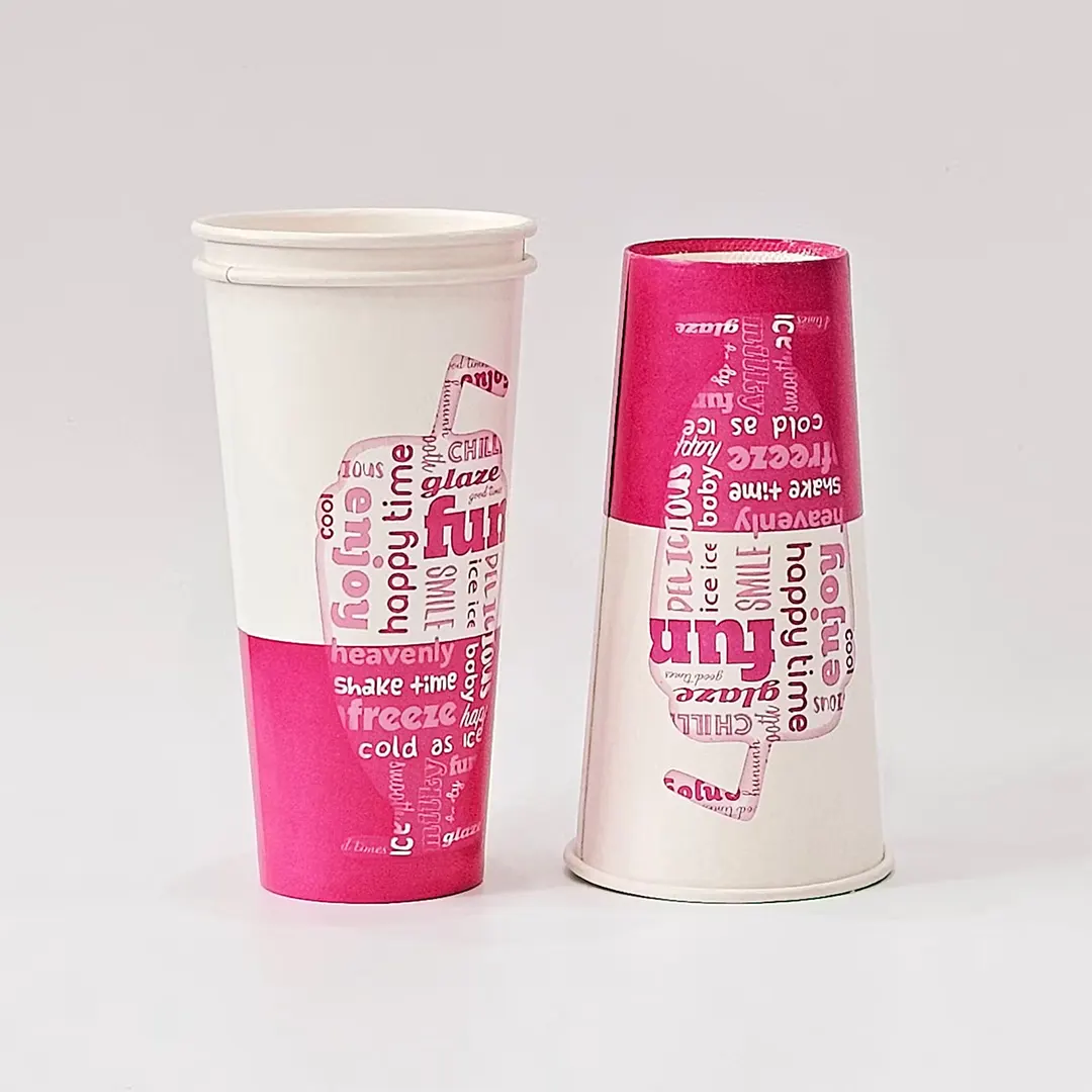 Paper Drinking Cups printed for a UK food business