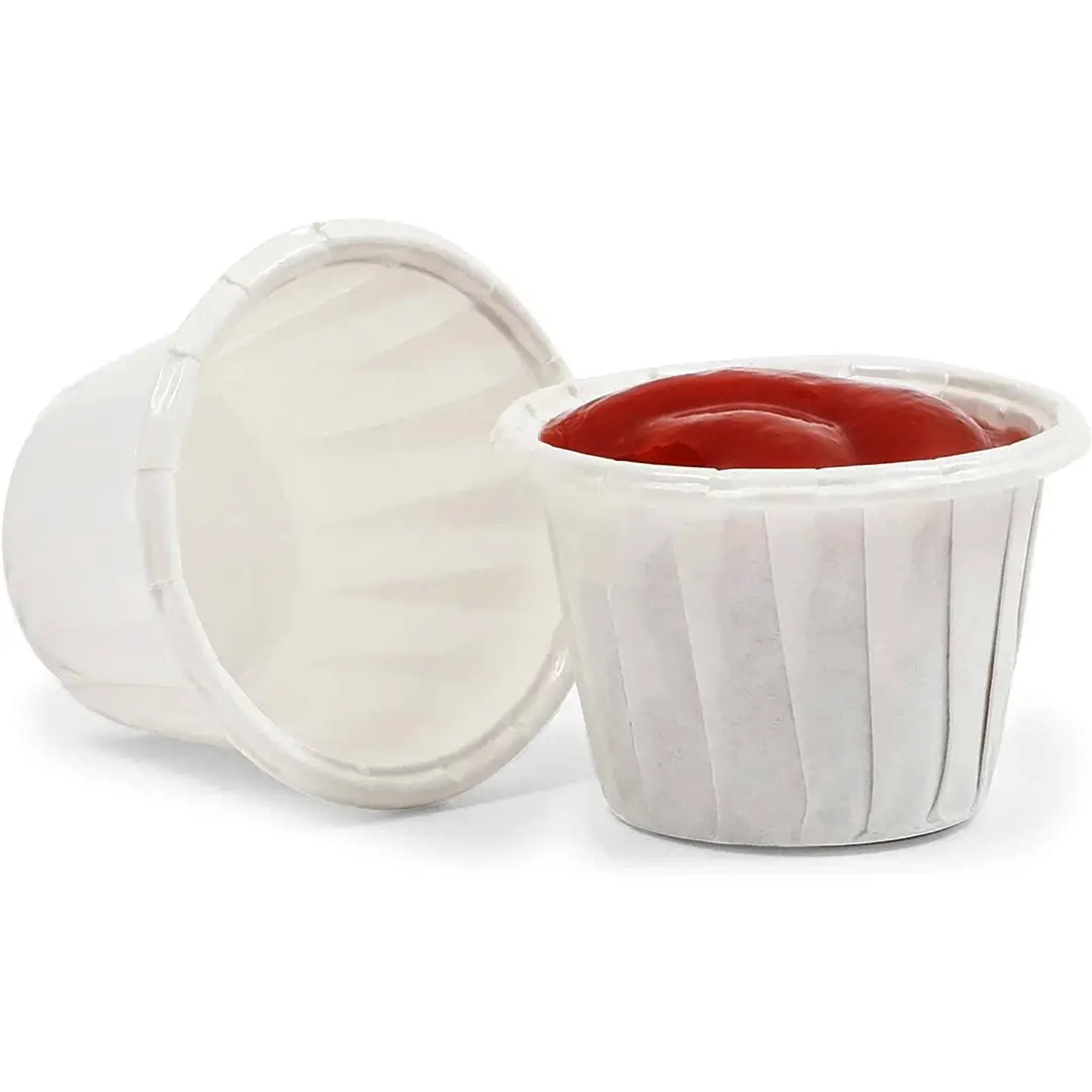 Paper Portion Cups printed for a UK food business
