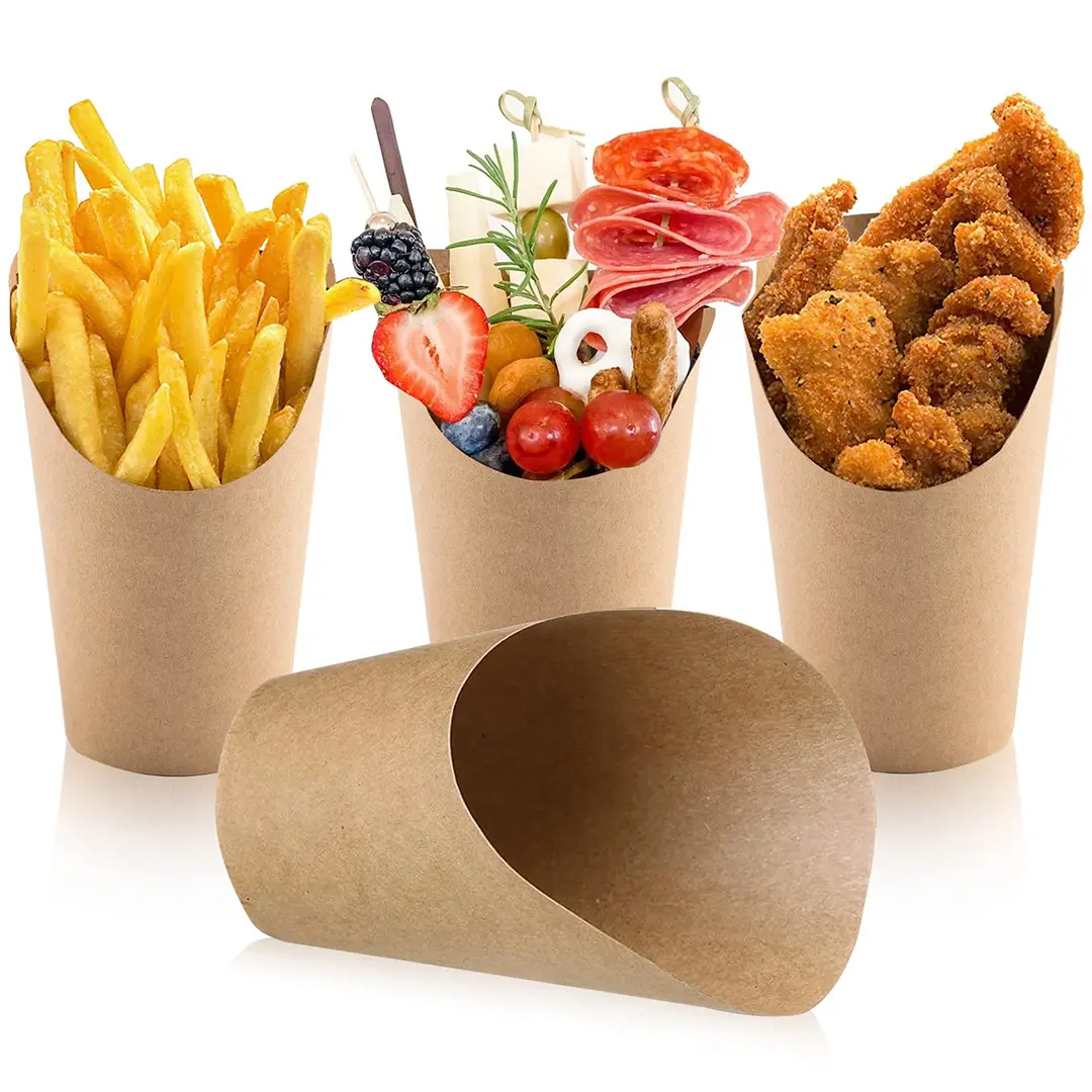 Paper Snack Cups printed for a UK food business