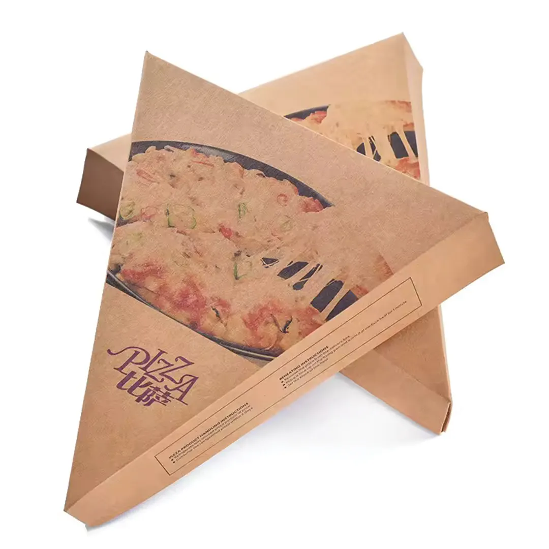 Custom Pizza Slice Sleeves printed for a UK food business