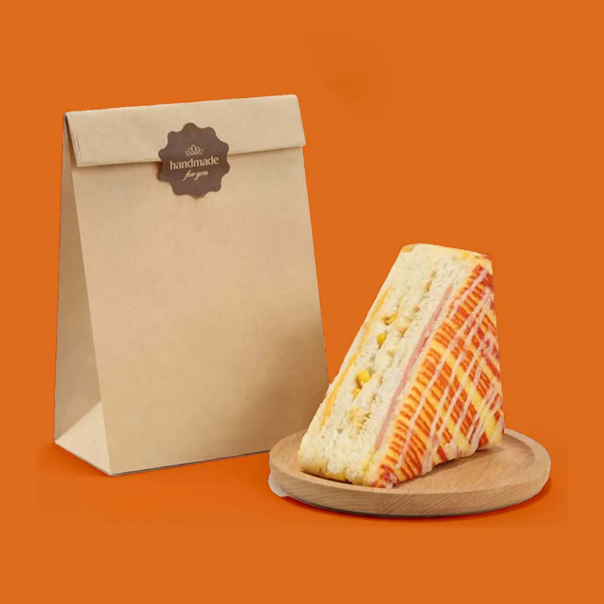 Custom Sandwich Paper printed for a UK food business