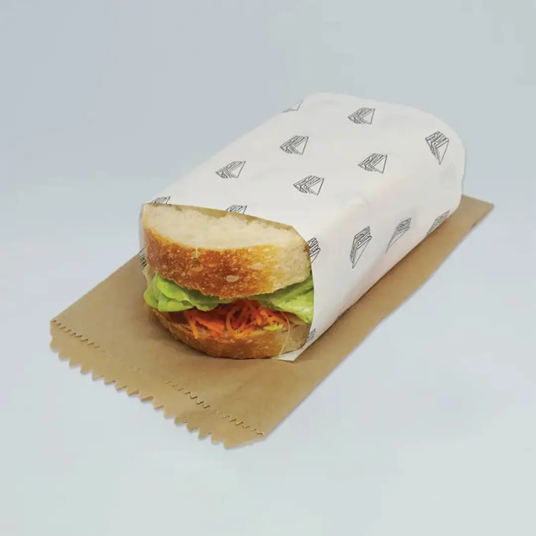 Custom Sandwich Sleeves printed for a UK food business