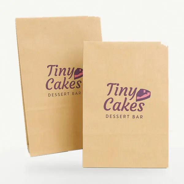 Custom Food Delivery Bags printed for a UK food business